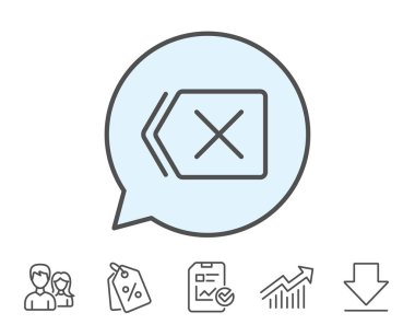 Satırı simgesi silmek