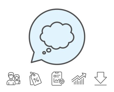 komik konuşma balonu simgesinin