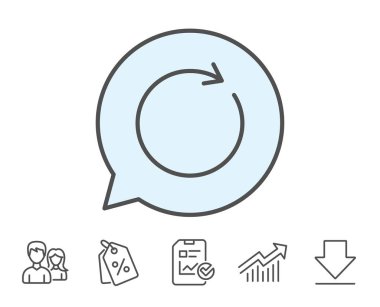 yenileme satırı simgesi