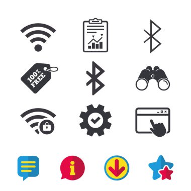 WiFi ve Bluetooth simgeler