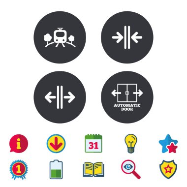 Tren demiryolu simgesi