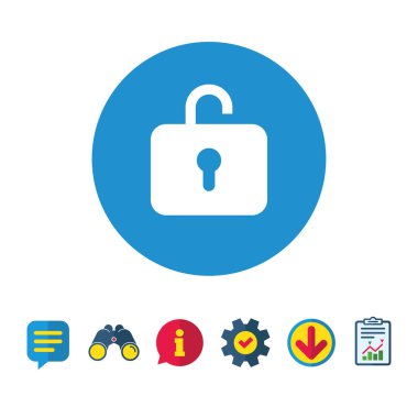 kilit işareti simgesi