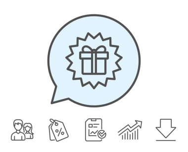 Hediye veya satışı işareti