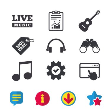 müzikal öğeleri simgeler