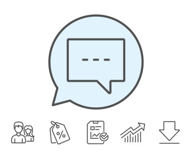 Sohbet satırı simgesi