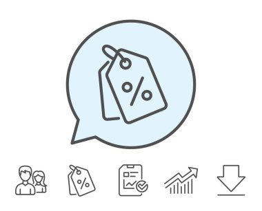 Etiketler simgesi alışveriş