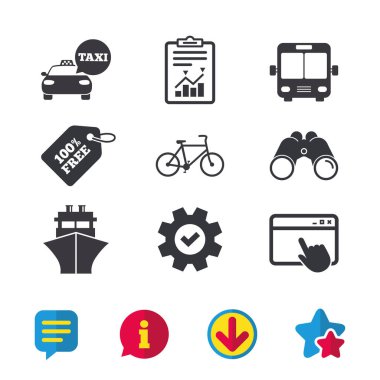 Taşıma farklı simgeler