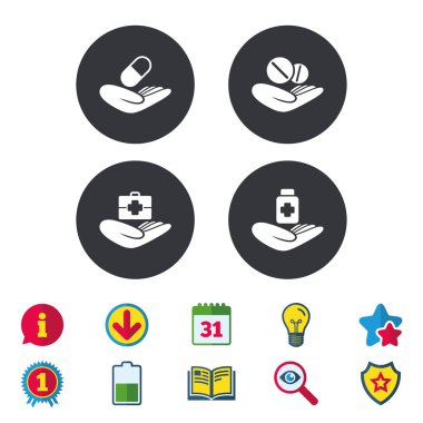 yardım simgeleri eller