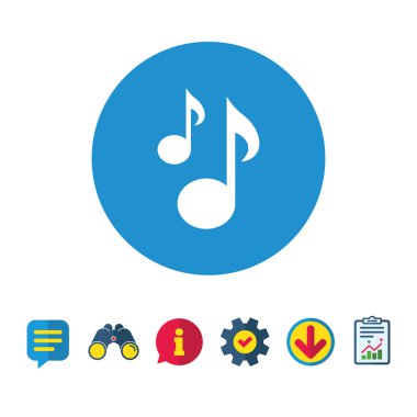 müzik notlar simgesi