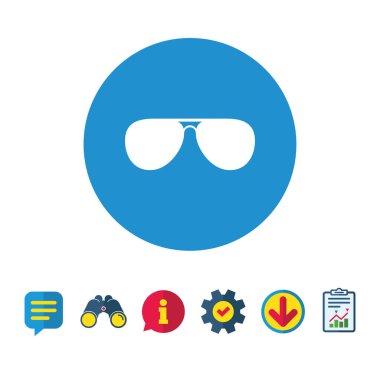 Havacı güneş gözlüğü simgesi