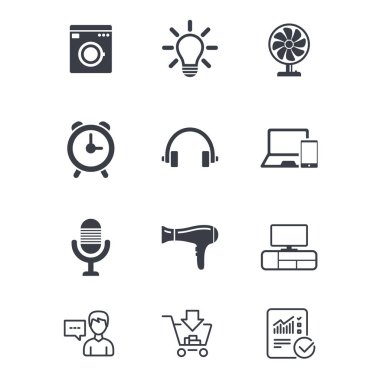 ev aletleri simgeleri