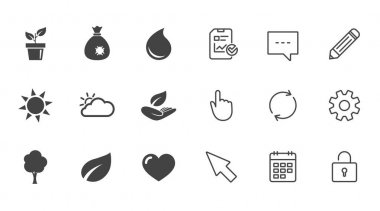 Filiz ve yaprak simgeler