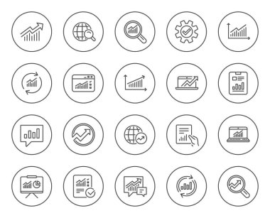 Analizi ve istatistik simgeler