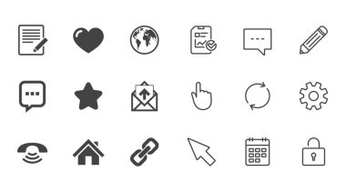 Adres ve ilgili kişi simgeler