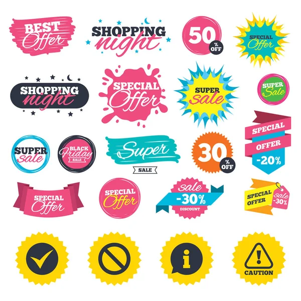 Sale shopping banners — Stock Vector