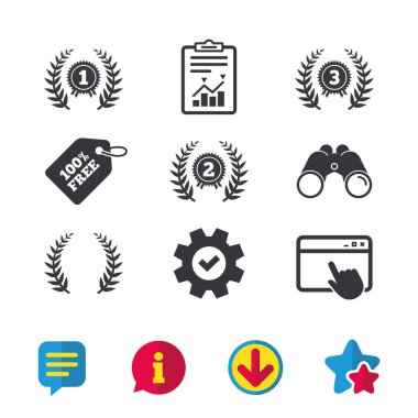 Kazanan simgeleri tasarım