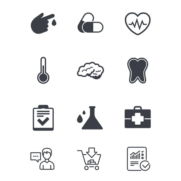 Design of Medicine icons — Stock Vector