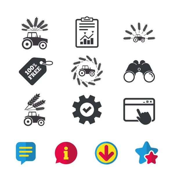 Diseño de iconos de información — Vector de stock