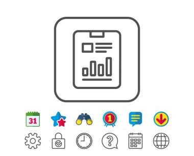 Rapor belge satırı simgesi 