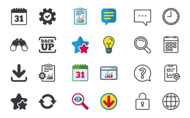 Download ve yedekleme veri simgeler