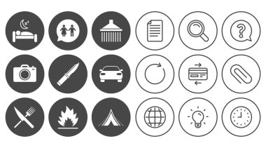 Hiking çelme takmak simgeler 