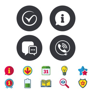 Telefon görüşmesi ve bilgi işaretleri