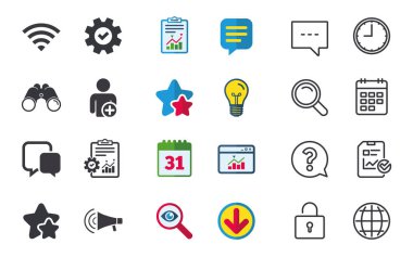 Wi-Fi ve sohbet kabarcıklar 