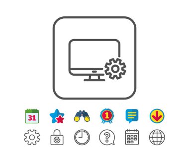 Bilgisayar or monitör simgesini 