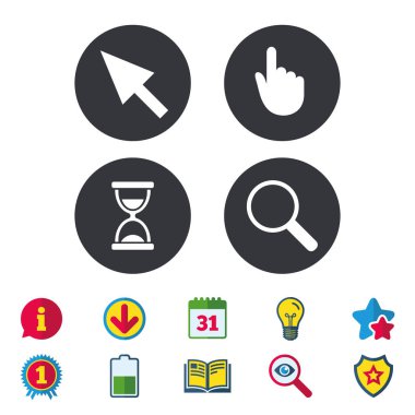 Fare imleci ve el işaretçisi simgeler