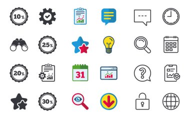 Satış indirim simgeler 