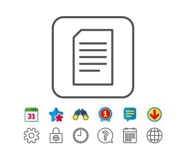 Belge yönetimi satırı simgesi 