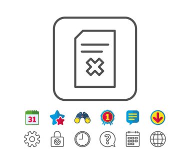 Belge satırı simgesini Kaldır 