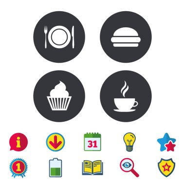 Yiyecek ve içecek ikonları