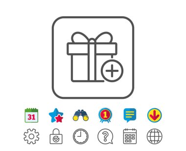 Hediye kutusu satırı simgesi ekleme