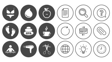 Spa, Kuaför simgeler