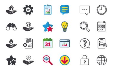 yardım simgeleri eller