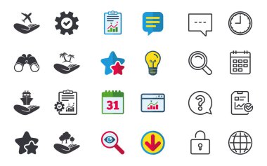 yardım simgeleri eller