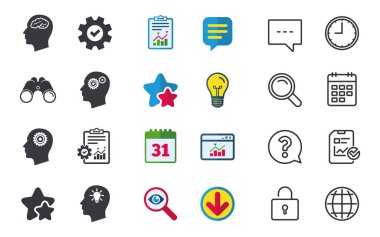 Beyin simgesiyle baş 