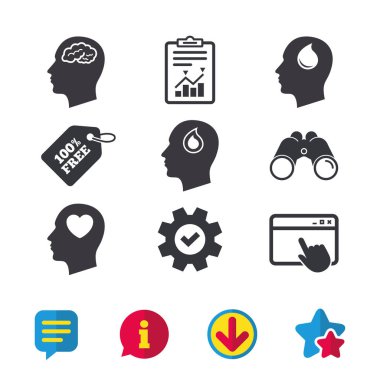 Beyin simgesiyle baş 