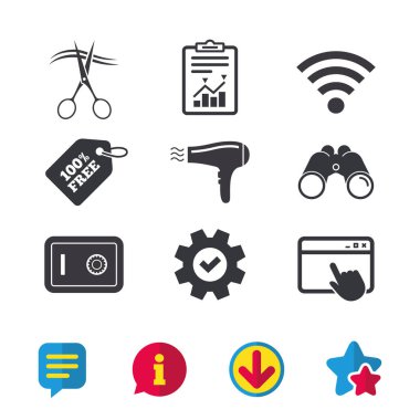 Otel hizmetleri simgesi 