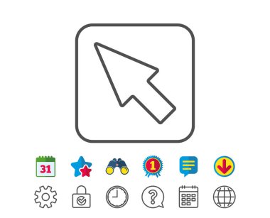 Fare imlecini satırı simgesi