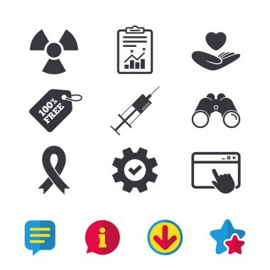 hayat sigortası, radyasyon ve şerit işaretleri