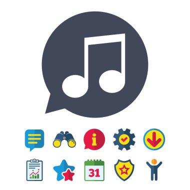 müzik Not işareti simgesi 