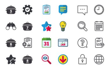 pişirme pan simgeler 