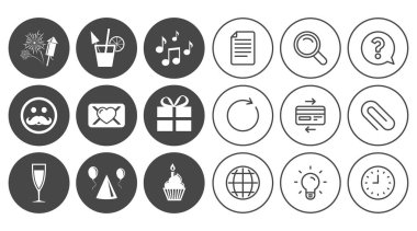 Parti kutlama, doğum günü simgeler