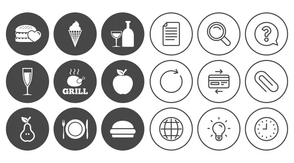 Food, drink icons