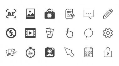 Fotoğraf, video simgeler 