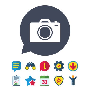 Fotoğraf kamera işareti simgesi