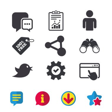 Sosyal medya simgeleri