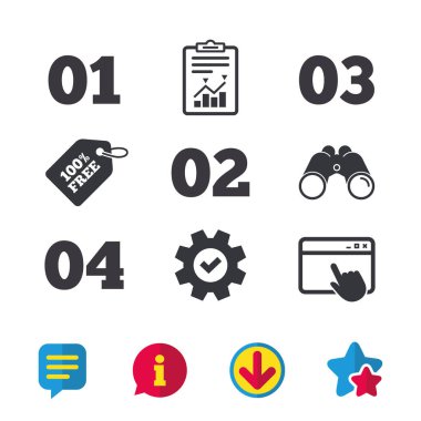 Bir, iki, üç simge adım